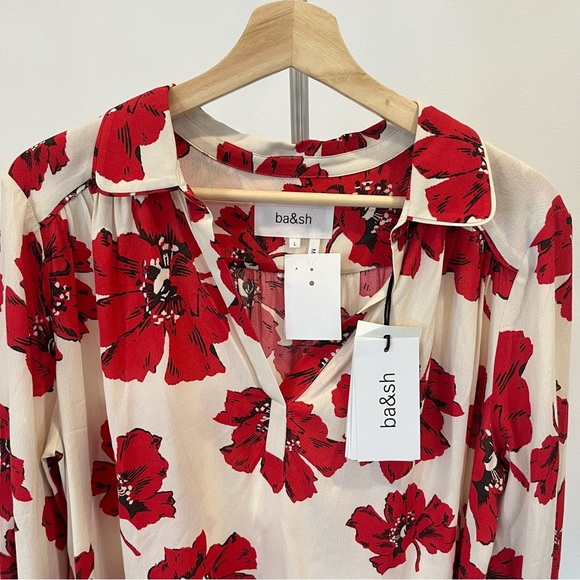 NWT ba&sh Keddy Blouse Top - Picture 7 of 15